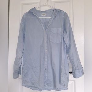 Wilfred Free Blue Button-up 100% Cotton oversized